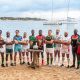 Kenya Morans join fellow captain in the Africa Men's 7s captains shoot. PHOTO/Rugby Africa/Facebook