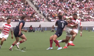 Action between Japan ang England. PHOTO/Screengrab