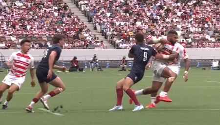 Action between Japan ang England. PHOTO/Screengrab