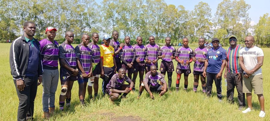 St Mary's Yala pose for a photo after Siaya County 7s games. PHOTO/St Mary's Yala