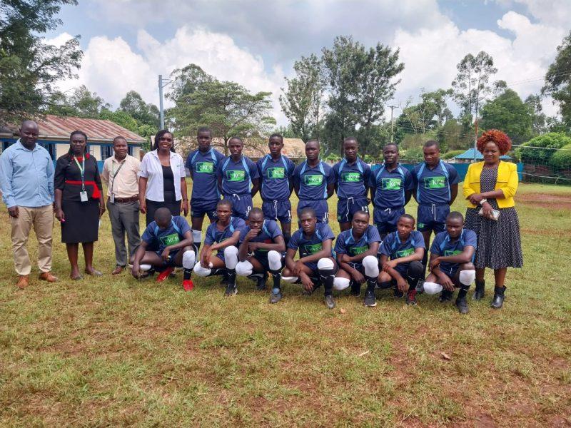 Ebubayi Secondary School player in new kit. PHOTO/Ebubayi