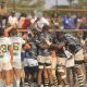 Zimbabwe Sables celebrate winning 2024 Rugby Africa.. PHOTO/Rugby Africa Cup