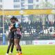 kenya Harlequin Charles Kinyajui celebrates at Christie 7s. PHOTO/Tabby Nashipae