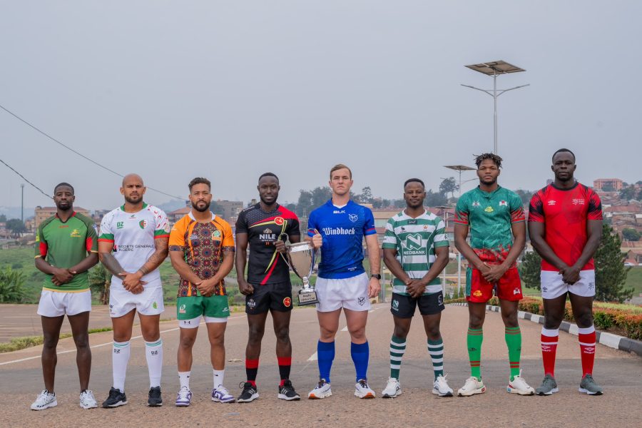 2024 Rugby Africa Cup team captains shoot. PHOTO/Rugby Afrique