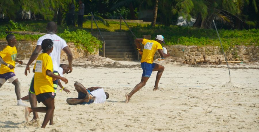 Action at South Coast 5s. PHOTO/Scrummage Africa