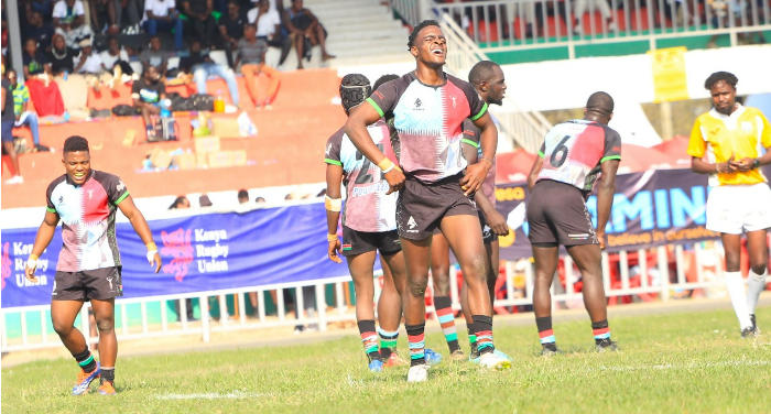 Kenya Harlequin's Charles Kinyanjui reacts in a past match. PHOTO/Brian Mwenje