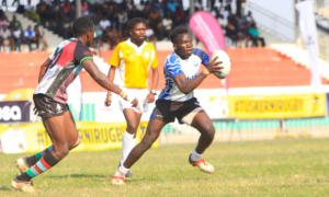 Action pitting MMUST Rugby and Kenya Harlequin . PHOTO/Brian Mwenje