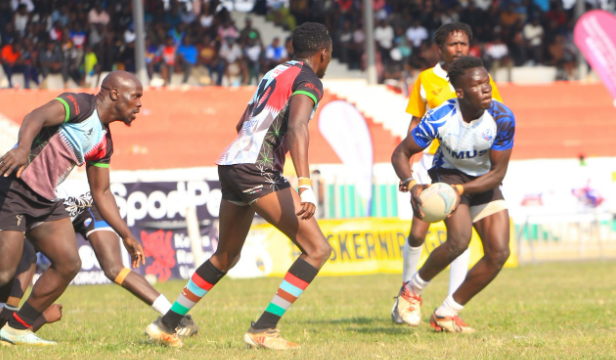 MMUST rugby vs Kenya Harlequin. PHOTO/Brian Mwenje