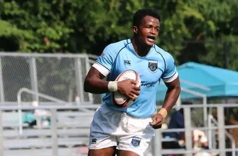 Harold Anduvate in action for Old Blue RFC. PHOTO/Harold Anduvate