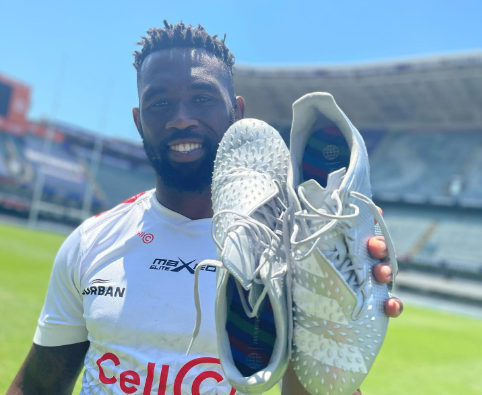 Siya Kolisi in past event. PHOTO/Siya Kolisi