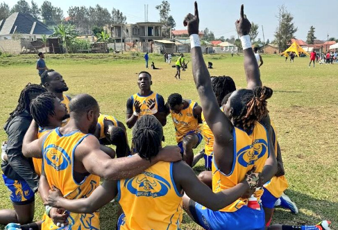 Heathens ahead of the their Mbarara 7s match. PHOTO/@HeathensRFC/X