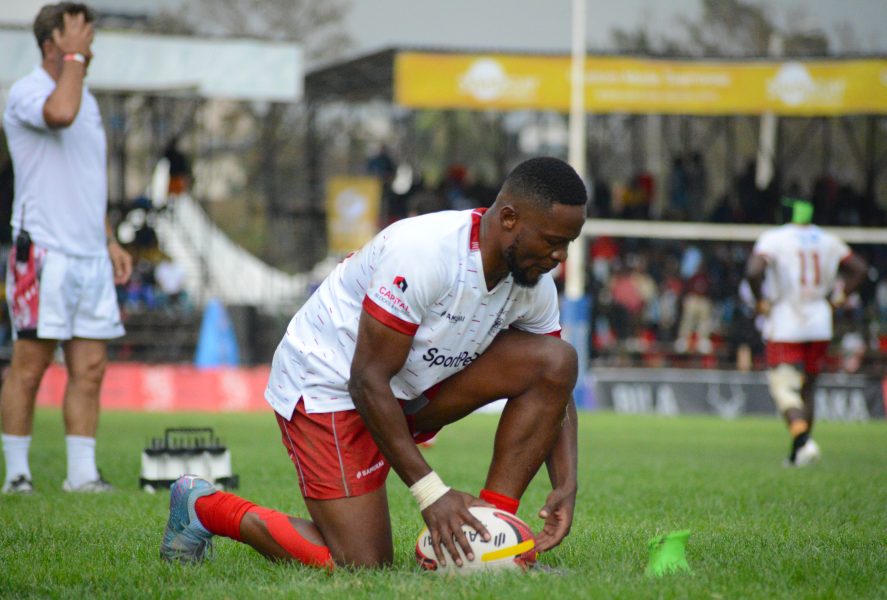 Darwin Mukidza prepares for a conversion. PHOTO/Mahlons Lichuma