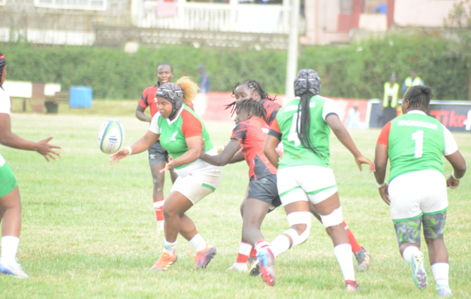 Madagascar vs Kenya Lionesses. PHOTO/Mahlon Lichuma