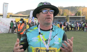 Shogun coach Mike Friday in a interview with Scrummage Africa. PHOTO/Scrummage Africa