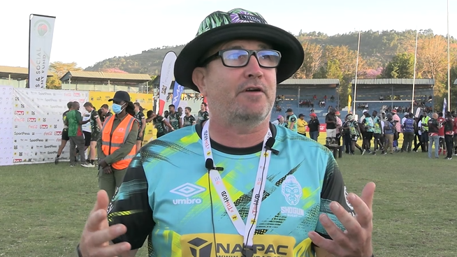 Shogun coach Mike Friday in a interview with Scrummage Africa. PHOTO/Scrummage Africa