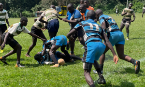 Kakamega School and Koyonzo in action. PHOTO/Brian Mwenje