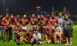 Qatar squad in past event. PHOTO/Qatar 7s