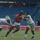 Denis Abukuse in action for kenya 7s (Shujaa) in Safari 7s. PHOTO/Mahlon Lichuma