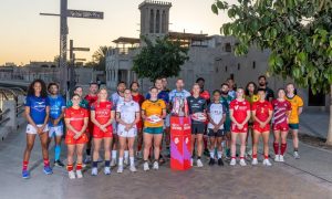 World SVNs Series teams line-up for Dubai 7s. PHOTO/World Rugby