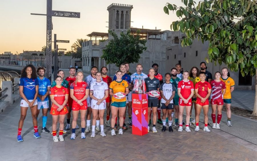 World SVNs Series teams line-up for Dubai 7s. PHOTO/World Rugby