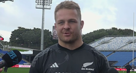 All Blacks Sam Cane in past media interview. PHOTO/ You Tube