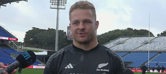 All Blacks Sam Cane in past media interview. PHOTO/ You Tube