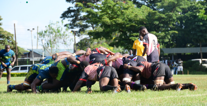 Kenya Cup contest between South Coast Pirates and KCB Rugby. PHOTO/ Tabby Nashipae