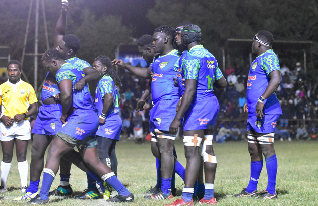 Menengai Oilers playters during the 2024 Impala Floodlit. PHOTO/Menengai Oilers/Alex Njue