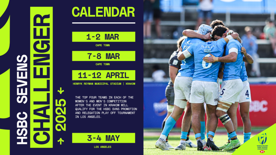 Challenger Series schedule. PHOTO/World Rugby