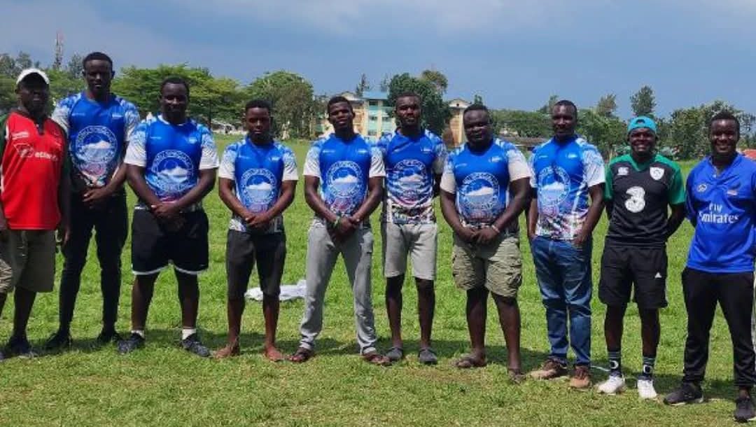 Kisumu RFC new signings pose for photo. PHOTO/ Kisumu RFC