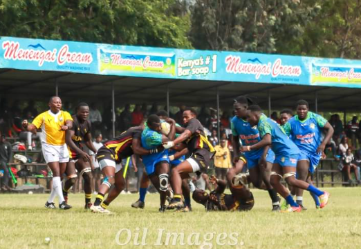 Colman Were in action for Menengai Oilers. PHOTO Colman Were