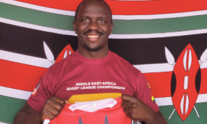 Tony Khadambi in a past Rugby League. He is set to move to Uganda Rugby Championship. pHOTO/Khadambi