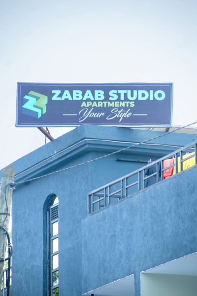 Zabab Studios signage. PHOTO/ Zabab Studios