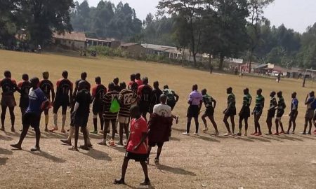 Musingu School line up for a Kakamega County 15s match. PHOTO/ Fadi Ornaments/ FB