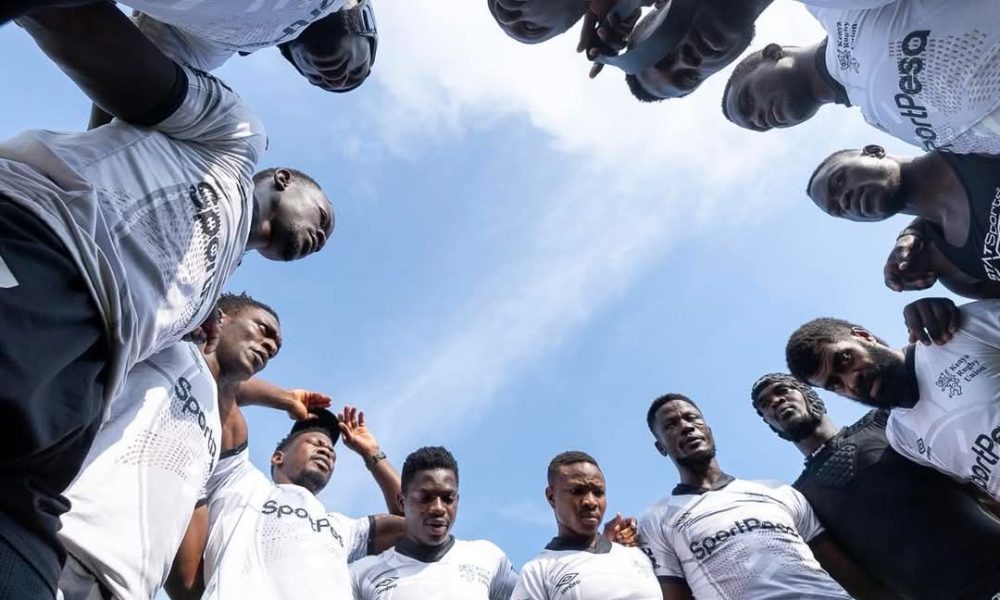 Kenya 7s players in a previous halftime break. PHOTO/ World Rugby