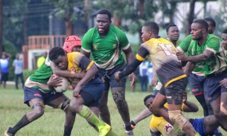 Sigalagala in action against Kisii RFC. PHOTO. Sigalagala FB