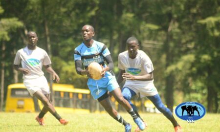 Koyonzo A in action against St Antony. PHOTO/Dave Mwaura