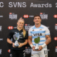 Argentina’s Luciano González and New Zealand’s Jorja Miller were crowned men’s and women’s HSBC SVNS Player of the Year 2025 respectively. PHOTO/World Rugby