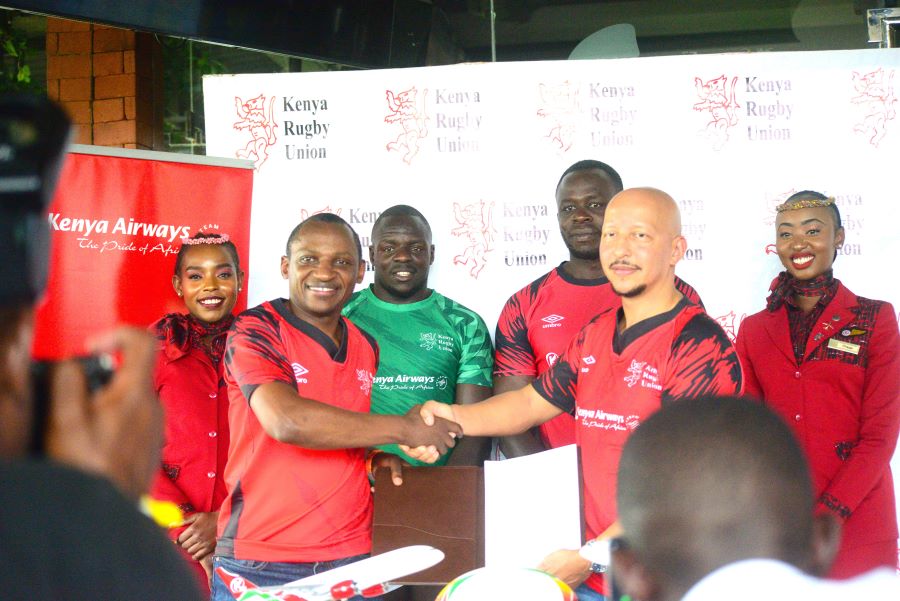 Kenya Simbas sponsorship unveiling. PHOTO/Scrummage Africa