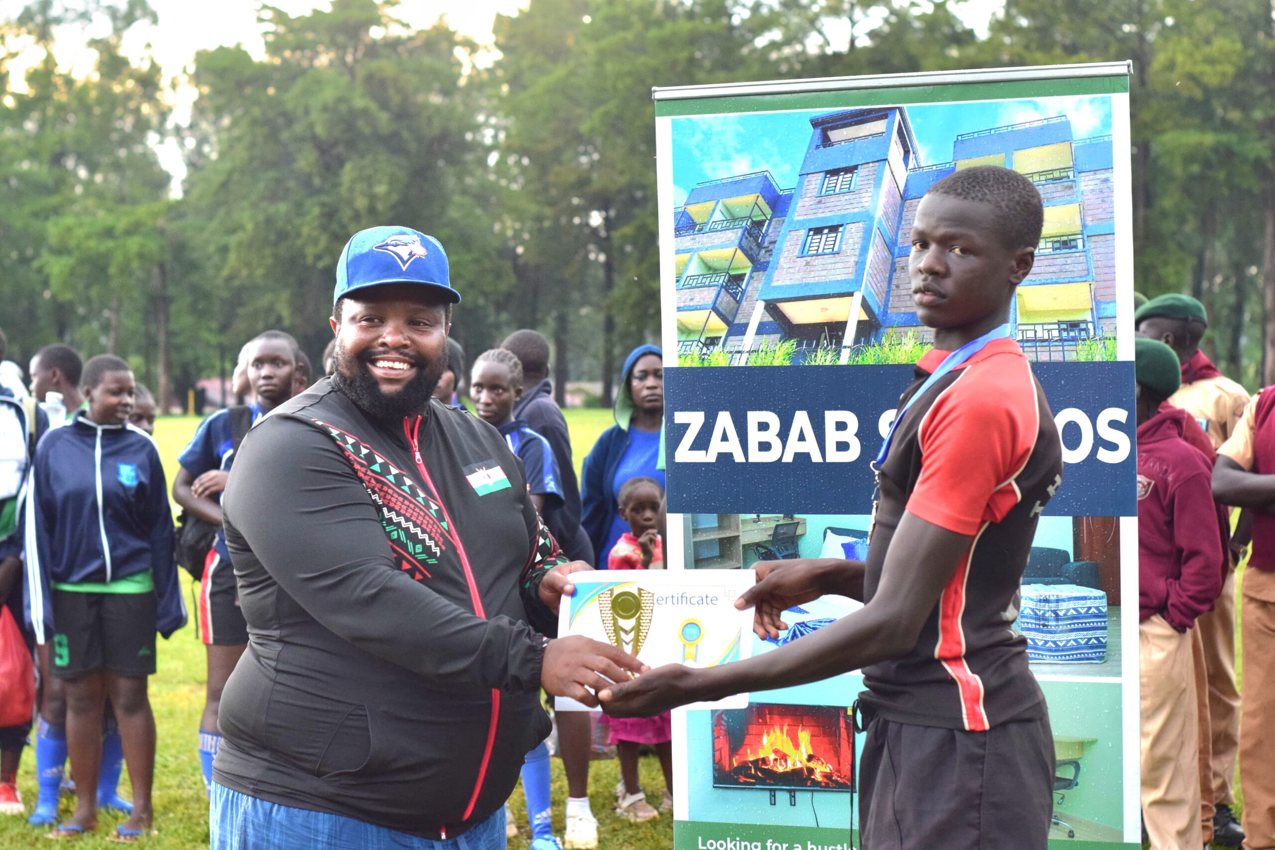 Scrummage Katch 7s Most Valuable Player – Thomas Okiidi (Butere Boys) pose for a photo. PHOTO/ Vinnie Creations for Scrummage.