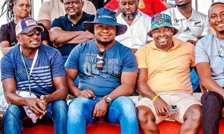 Kisumu RFC new leadership. PHOTO/Fanaka Studios