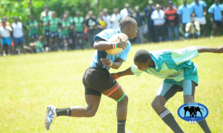 Senende in action against Busali. PHOTO/Scrummage Africa
