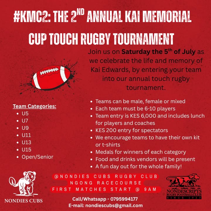 Kai Memorial Cup. PHOTO/ Nondies Cub