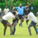 Nyangori in a ruck contest during Vihiga County 7s. PHOTO/Scrummage Africa