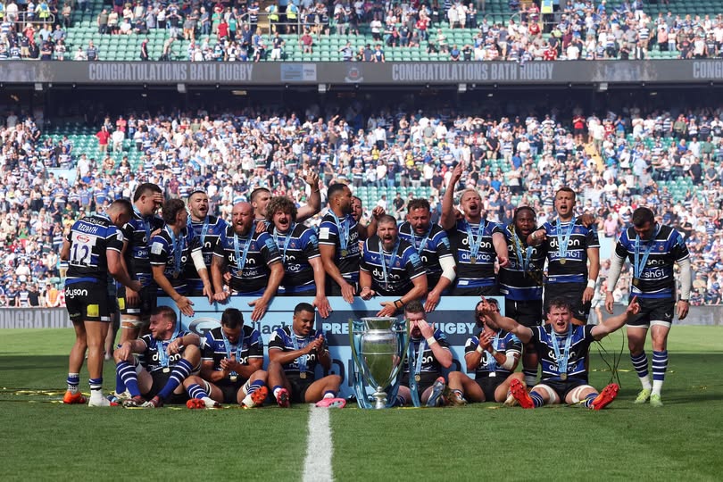 Bath Rugby the 2024/25 Gallagher Premiership Champions. PHOTO/Premiership Rugby
