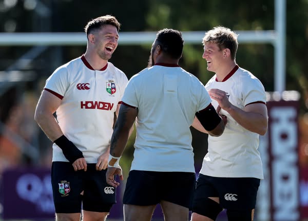 British & Irish Lions squad prepare for Western Force clash. PHOTO/Official Lions/Facebook