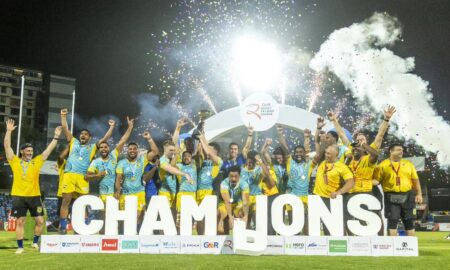 Chennai Bulls first-ever champions of the Rugby Premier League. PHOTO/Rugby Premier League