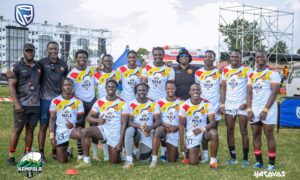 Uganda's Emerging Cranes pose for a photo. PHOTO/KAMPALA 7s/X