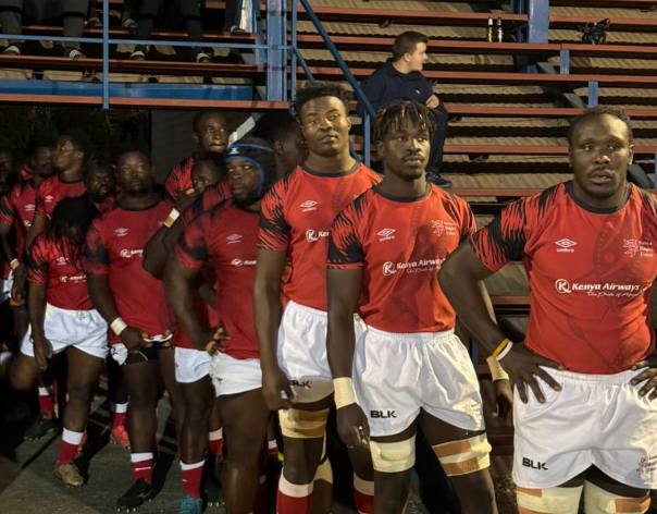 Kenya Simbas players in tunnel ahead of Limpopo BLue Bulls match. PHOTO/KRU/X