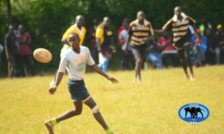 Vihiga Boys winger in action at the 2025 Vihiga County 7s at Chavakali. PHOTO/Scrummage